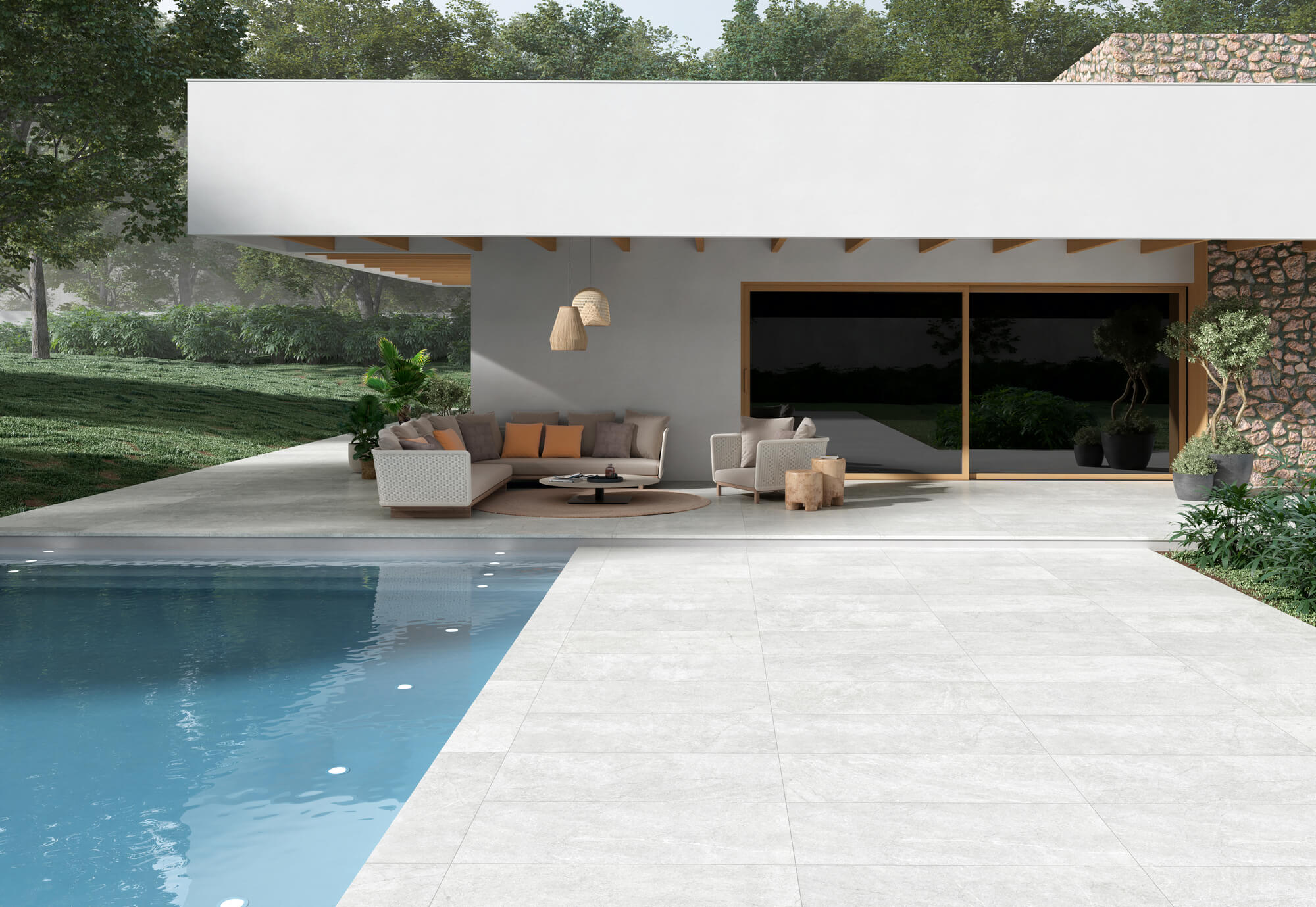 Suelo Porcel&aacute;nico Piscinas